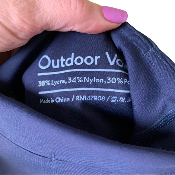 Outdoor voices leggings back zipper blue size small - Picture 5 of 7